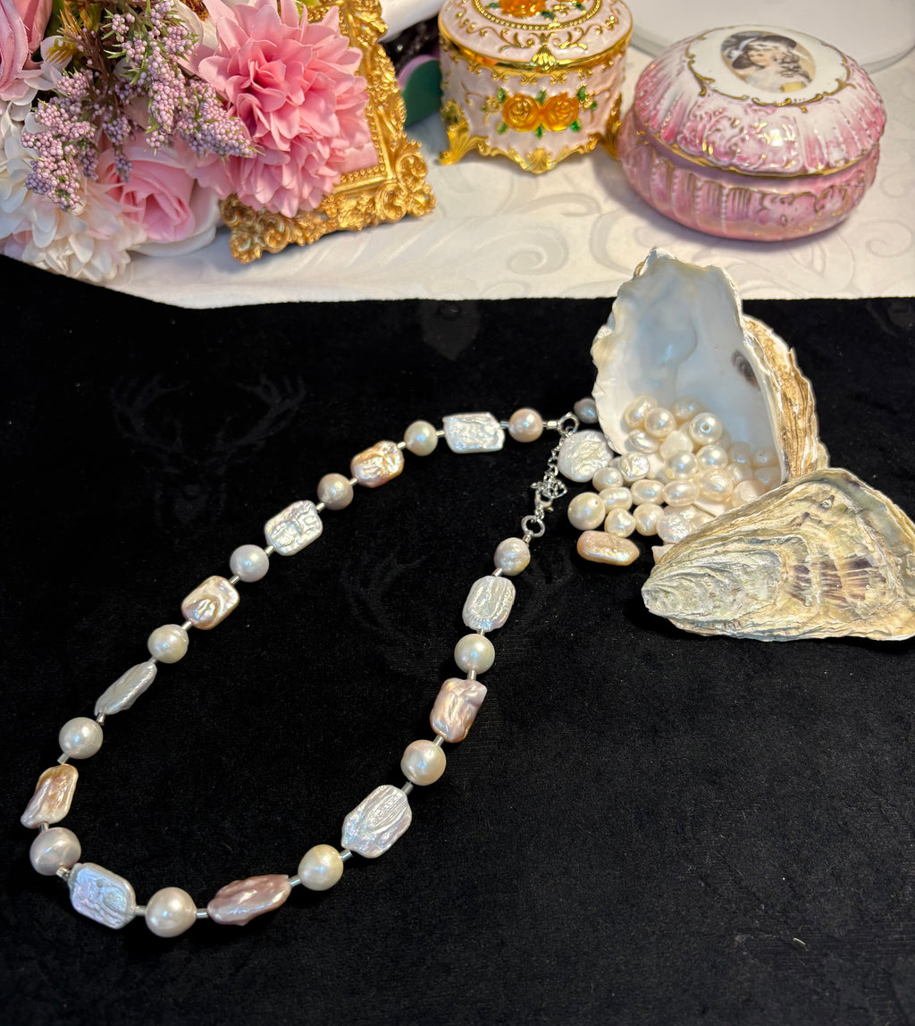 Elegante Barockperlen-Kette