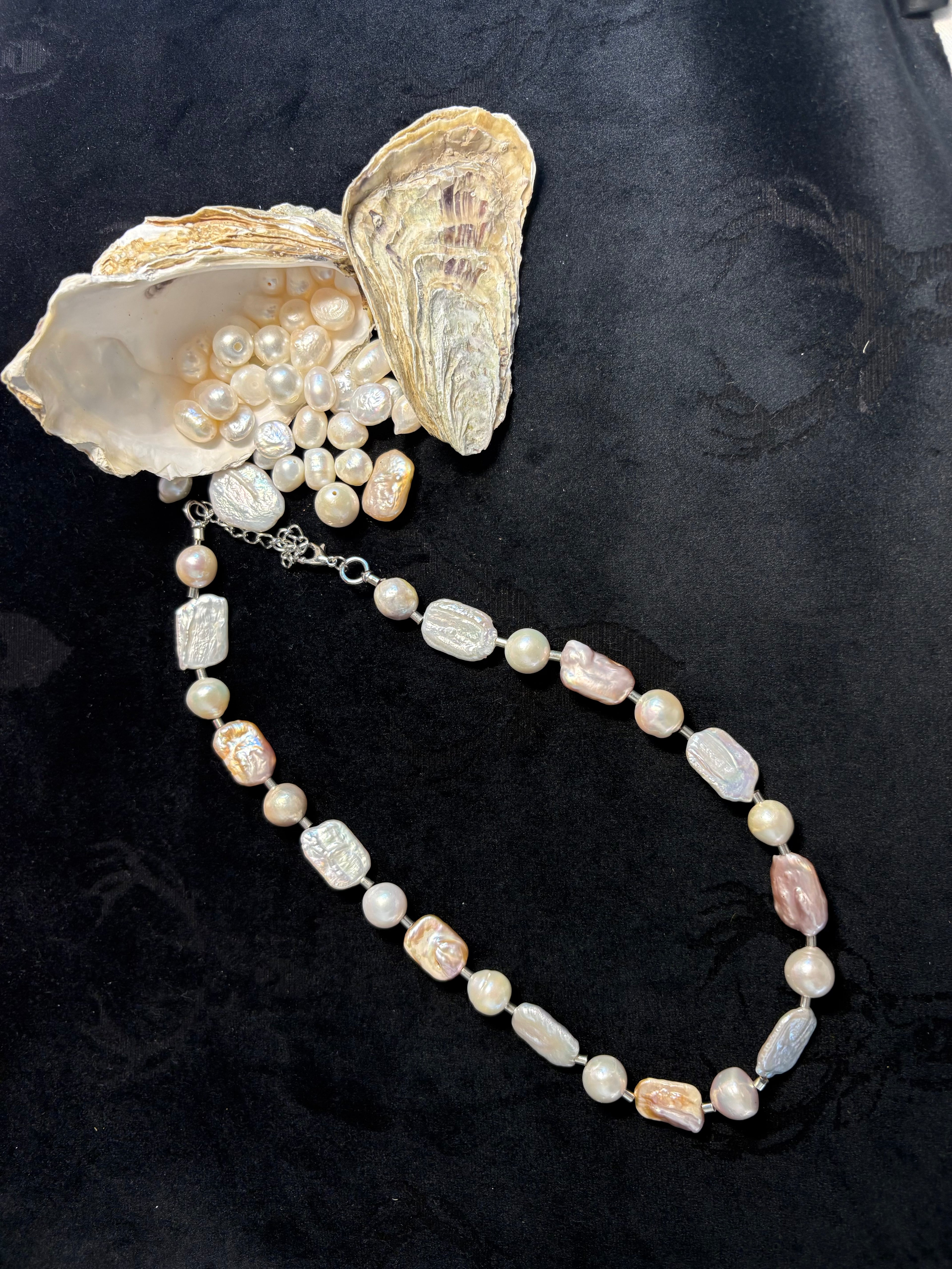 Elegante Barockperlen-Kette