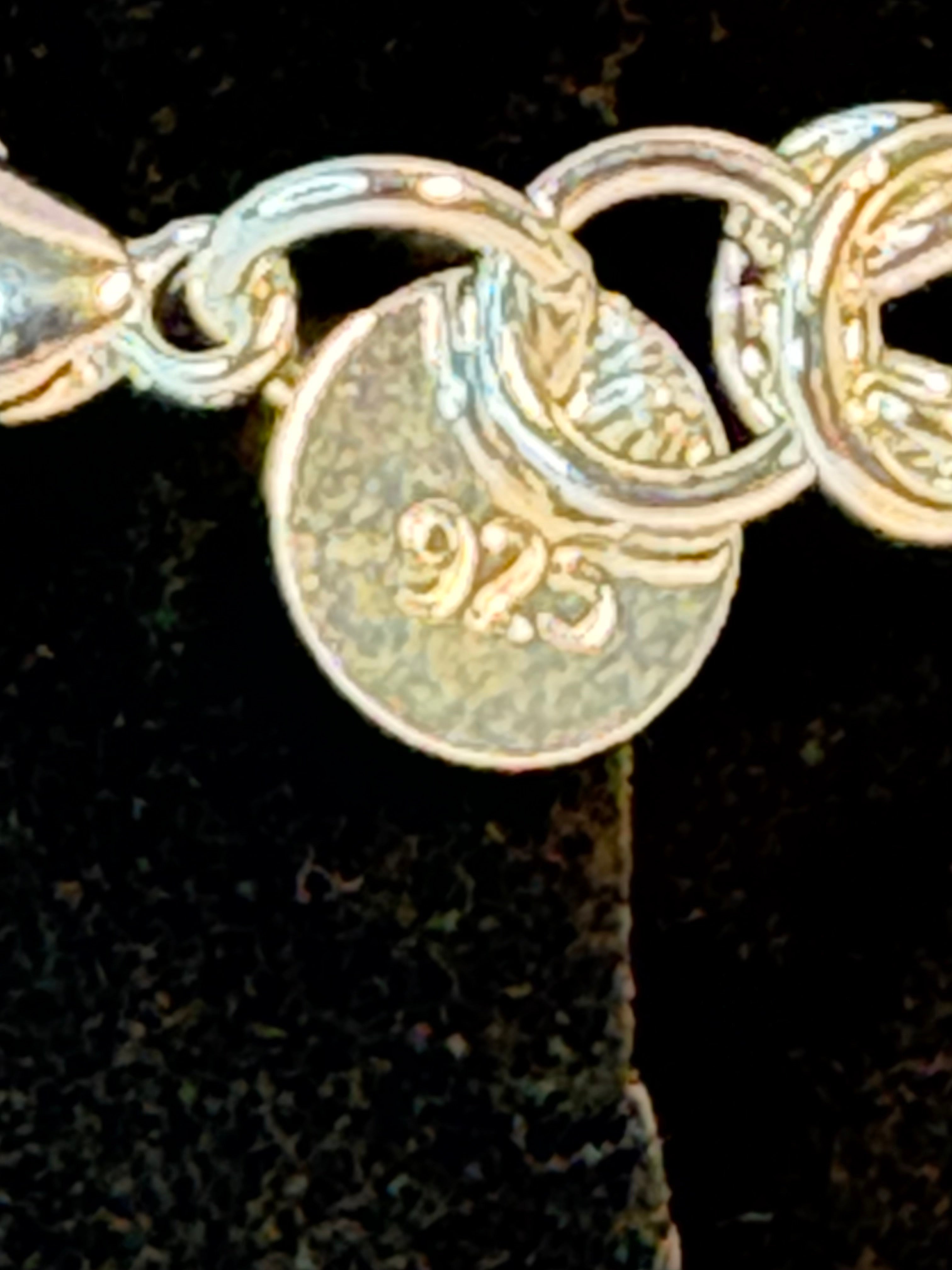 Kunstvolles Silber 925  Armband