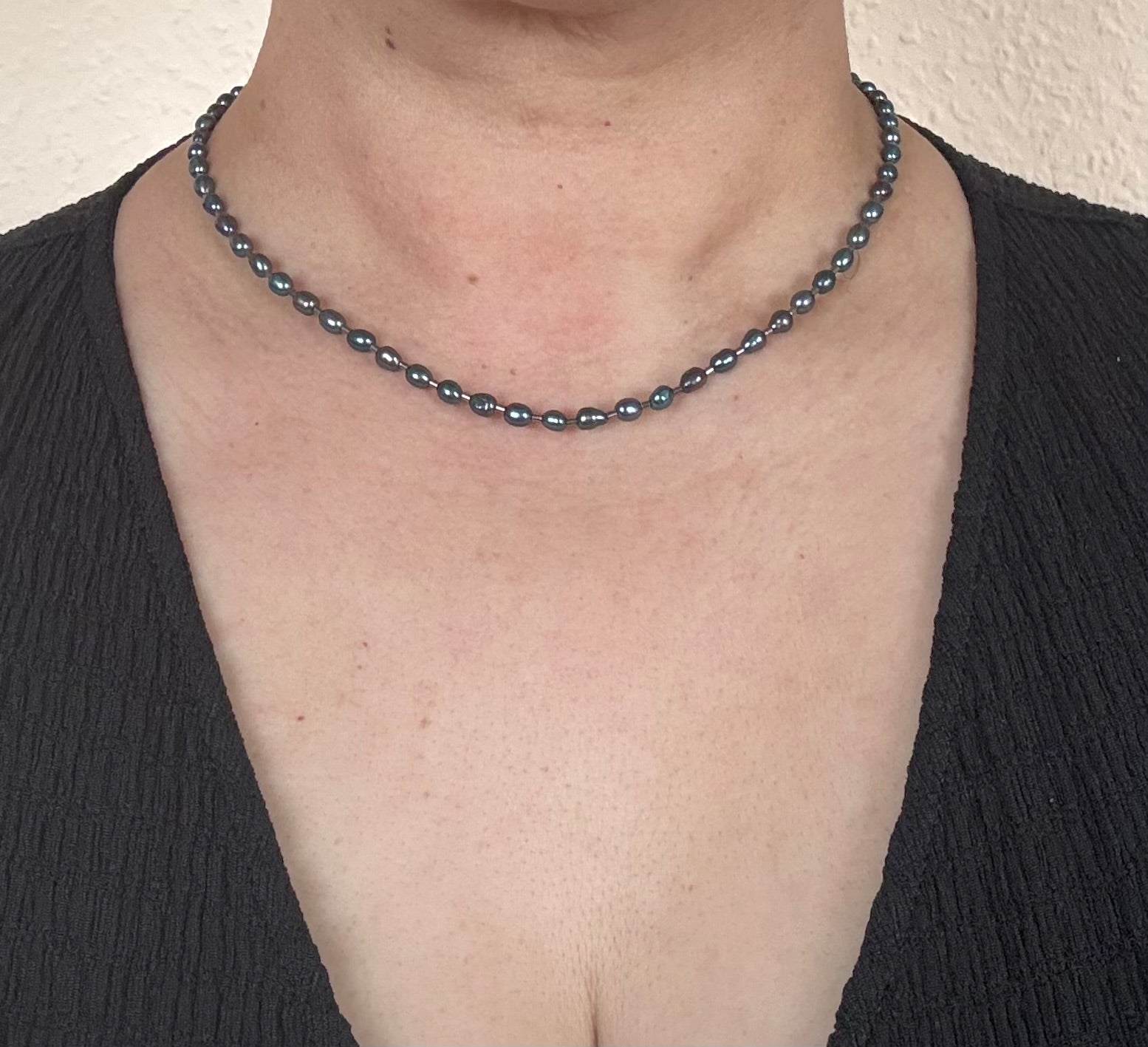 Luxuriös & elegant Perlenkette.