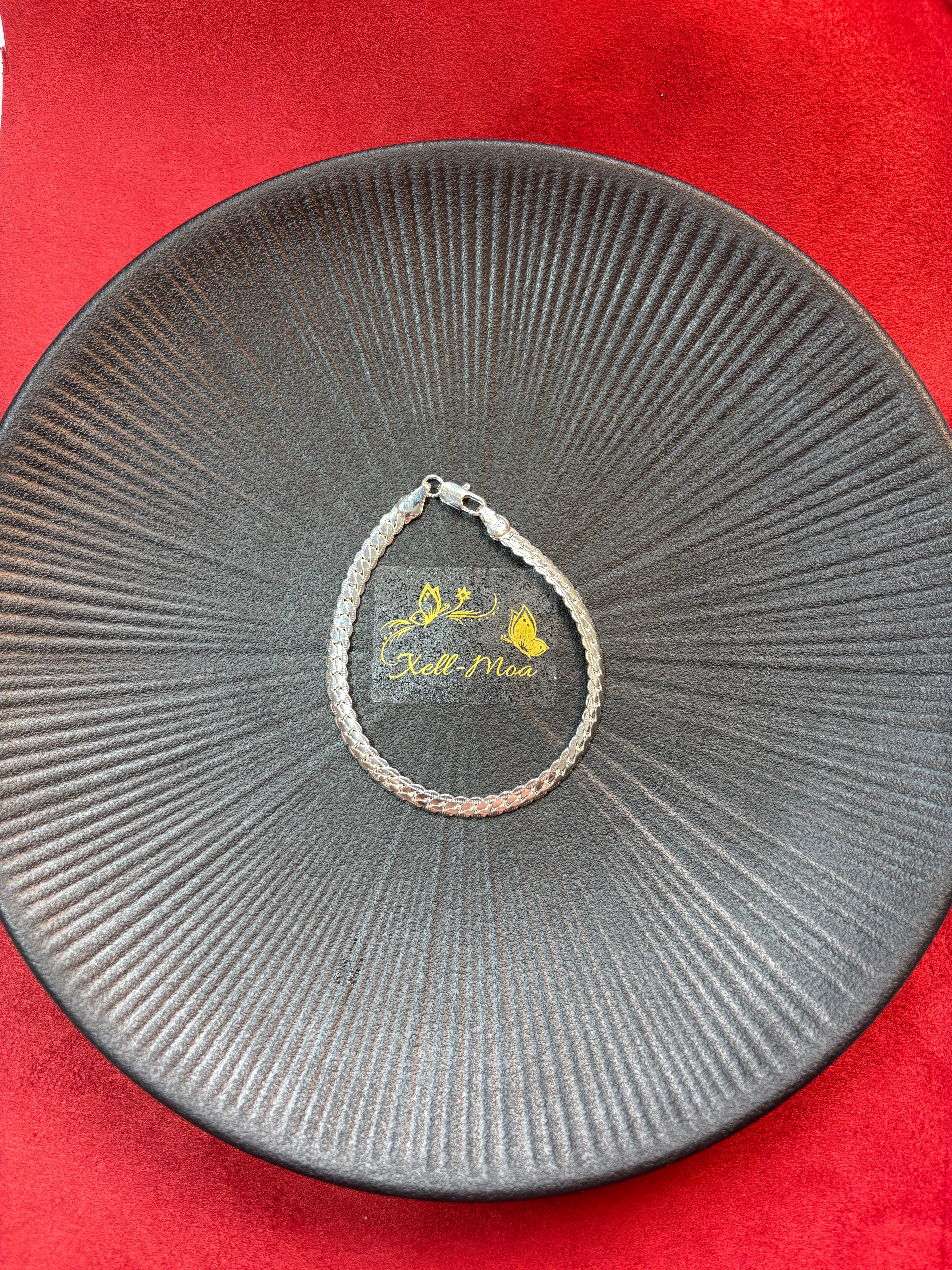 Schlichtes Sterling Silber 925 Armband (Kopie)